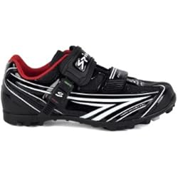 Spiuk Risko MTB - Zapatilla de Ciclismo Unisex, Color Negro/Blanco, Talla 42