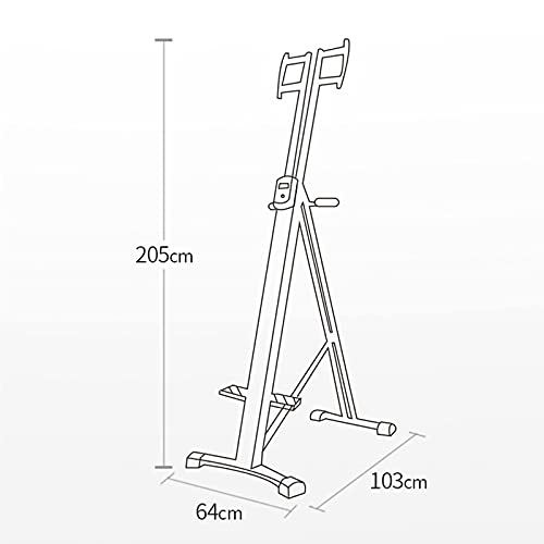 Image of Vertical Climber, Foldable Climbing Machine /Aerobic Exercise with LCD Monitor, 330LBS Weight Capacity Sturdy for Full Bo