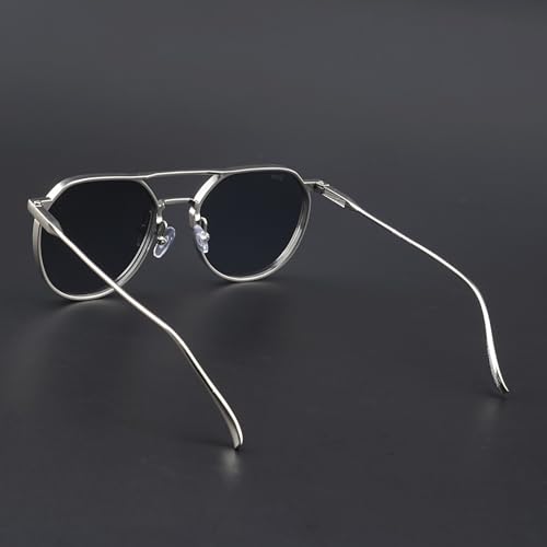 Image of GYNK Trending Round Classic Metal 100% UV Protection Sunlight Blocking Vintage Sunglasses for Men Women Girls