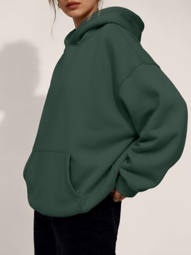 Image of Trendy Queen Women Oversized Hoodies Fall Outfits | Gentle Skin Feel, Aesthetic Drop Shoulder, Large Kangaroo Pocket, Seamless Daily Outfit Match