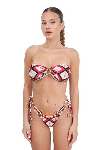 Bikini bandeau et slip américain réglable Me Fui Montre Pampa pour femme
