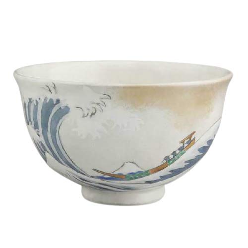 Amazon | 抹茶茶碗 富士浪裏 花月 | 京焼清水焼 | 抹茶碗
