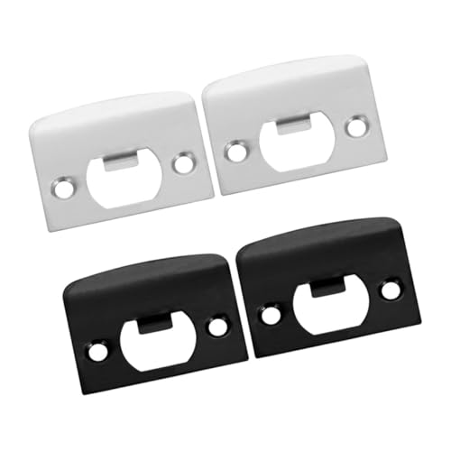 CIYODO Gâche De Porte En Acier Inoxydable Boucle De Porte Gâche De Porte Moustiquaire À Ressort Plaque De Verrouillage À Pêne Dormant