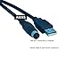 AIENSN USB-DVOP1960 Compatible with Panasonic MINAS-A A4 Servo Drive Debugging Cable Data Communication Line
