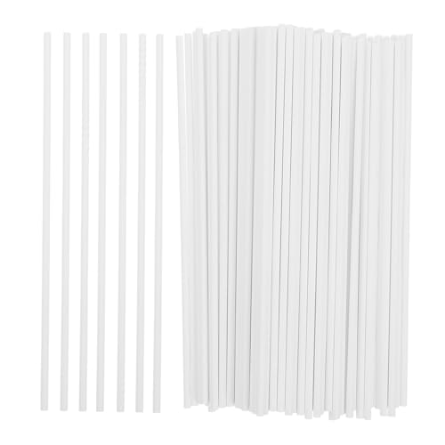 OUNONA 100Pcs Sturdy Paper Candy Sticks Food Grade Lollipop Sticks for DIY Treats for Candy Lollipops Cake Pops Convenient Candy Making Bars