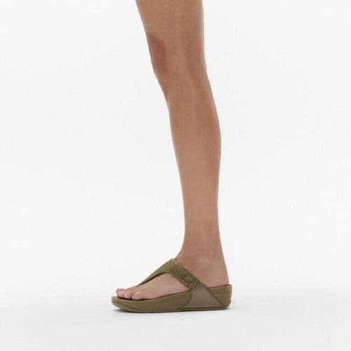 Image of Fitflop LULU CRYSTAL EMBELLISHED TOE-POST SANDALS