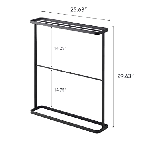 Image of YAMAZAKI home Bath Towel Hanger, Black