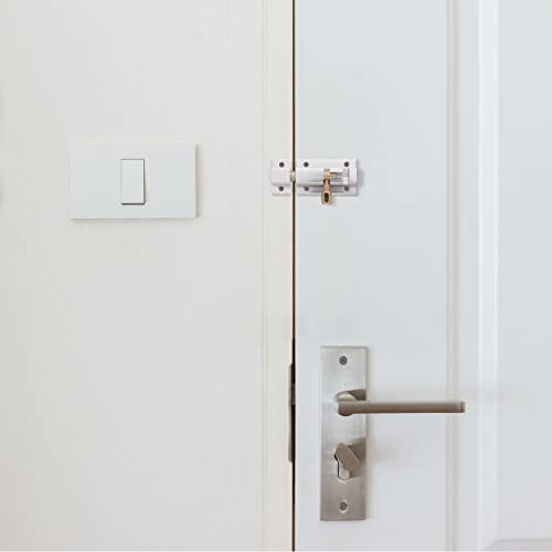 Amig - Aluminium Door Bolt, Silver, 80 mm - Image 2