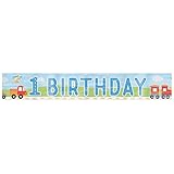 Vibrant On The Road 1st Birthday Banner