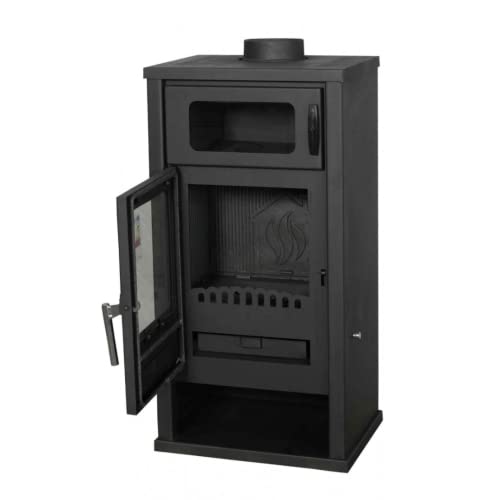 Kaminofen Balkan Energy Holzofen mit Backofen Troy 7,8 kW
