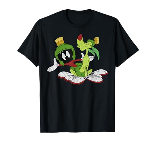 Looney Tunes Marvin The Martian And K-9 Portrait T-Shirt