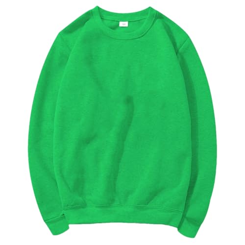 Men's Round Neck Pullover Sweater Spring Warm and Comfortable Casual Loose Large Size Sweater XXL XXL#EN8