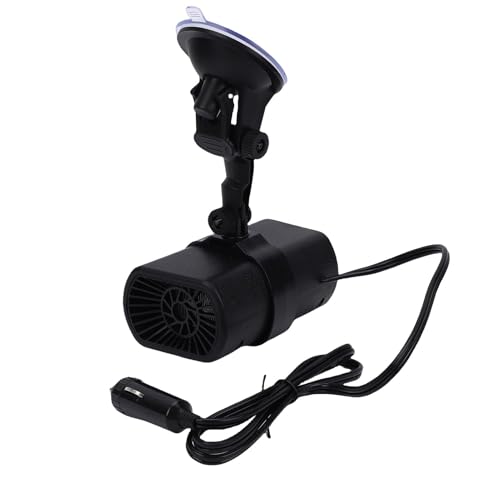 Calentador de automóvil portátil 12V 120W LiebeWH con calefacción dual y rotación de 360 grados