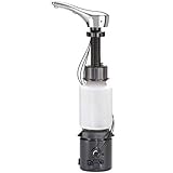 Bobrick 824 Automatic Liquid Soap Dispenser, Top-Fill Touch-Free Soap Spout 34-fl oz. (1.0-L) Liquid Soap Capacity, For Public Restroom Countertops 1-3/8” Mounting Diameter, Chrome Finish