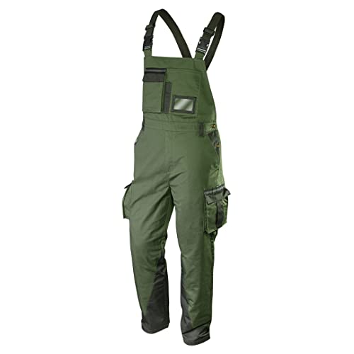 NEO TOOLS Peto Camo, color verde oliva, resistente, trabajo, taller, tallas S-XXL, verde oscuro, XL