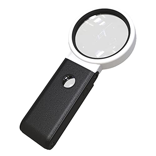 Loupe à main LED avec lumière 25 x 10 x Loupe Cover