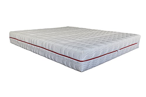 Best Sleep, Matelas 'Waves', 7 zones confort, Mousse, Blanc, 90 x 190 cm, Epaisseur 24 cm