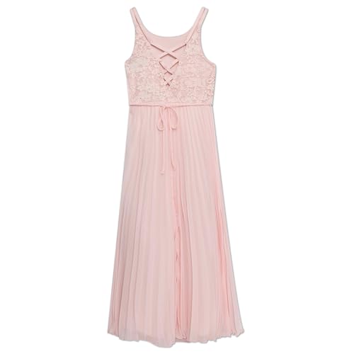 Speechless Girls' Sleeveless Maxi Party Dress with Pleated Skirt2