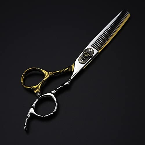 Ciseaux de coupe de cheveux ergonomiques anti fatigue pour barbier