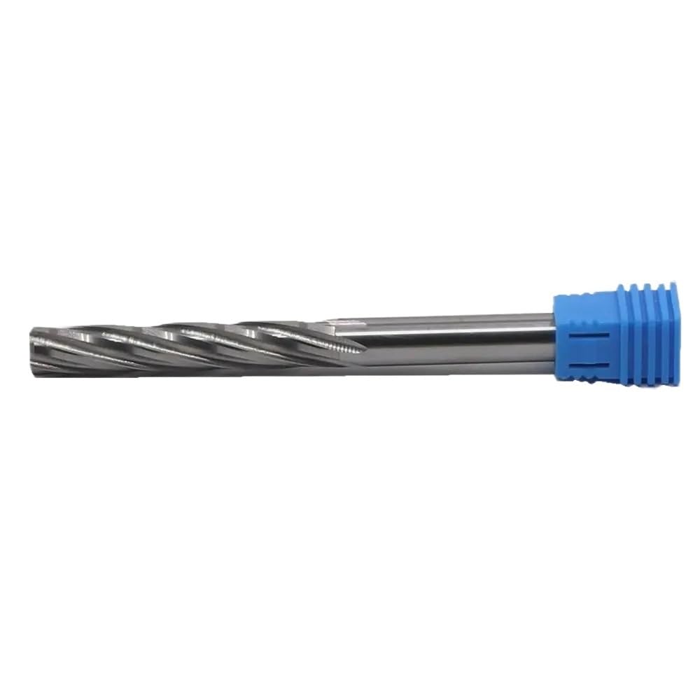 1 Uds HRC55 6 flauta espiral CNC 4 5 6 8 12 Mm torno mecanizado fresado de carburo fresa de acero de tungsteno escariador(D12x50xD12x100Lx6T)
