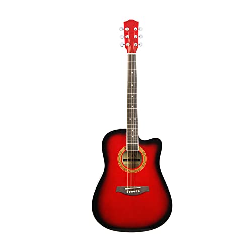 MEIeynt Guitare Acoustique pour débutant Adulte Adolescent Kit de démarrage de Guitare Acoustique en Coupe Pleine… - Les Beatles, Paul McCartney, John Lennon, RIngo Starr, George Harrison MEIeynt Guitare Acoustique pour débutant Adulte Adolescent Kit de démarrage de Guitare Acoustique en Coupe Pleine… – Image 3