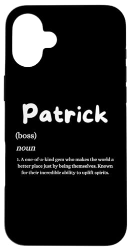 Patrick Definition ���O����p�b�g�R�X�`���[�� �p�b�g�p �X�}�z�P�[�X iPhone 16 Plus �p