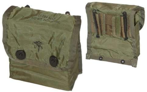 1964年製 AMEDD HOSPITAL LINENS SMALL CASE Ambassador Bags & Spats Set of 2 US Army Military Alice First AID