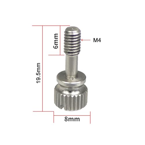 Vis à tête fendue antirouille et résistante pour fixation stable de monopode - 2