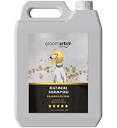 Groomarts' Oatmeal Sensitive Dog Shampoo | Vegan & Puppy Friendly Dog Grooming Shampoo | Groom Pr...