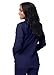 Sivvan Scrubs for Women - Front Snap Warm - Up Jacket - S8306 - Navy - M