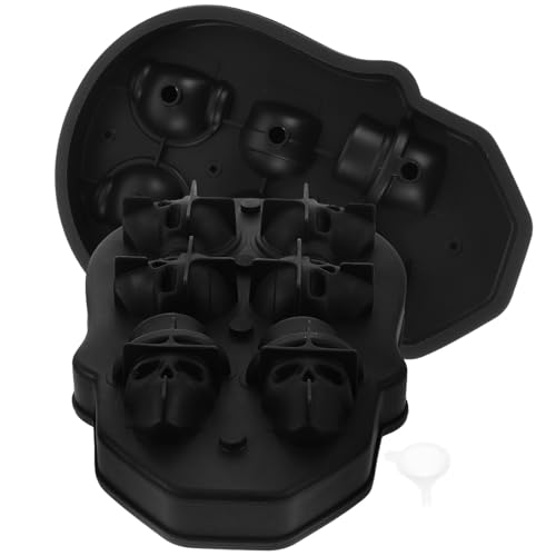 Moldes para Cubos de Hielo de Silicona en Forma de Calavera miniatura 1