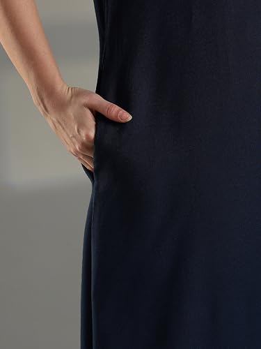 Image of 9shines Label Stylish Alpine Nighty Maxi for Women | Full Length Trendy Nightgown | Premium Nightdress | Nightwear | Heavy Embroidery Nighty with Pockets(2891)