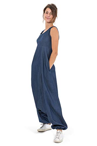 FANTAZIA Combi sarouel jean femme Dhakka - Taille S au XXXL Bleu
