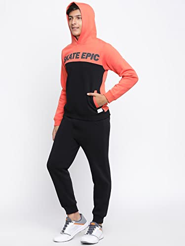 Image of Li'l Tomatoes Boys Fleece Winter Tracksuit Set | Full Sleeve Sweatshirt & Track Pant | Soft & Warm | 7-16 Years