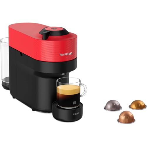 Krups Nespresso VERTUO Pop XN9205 Cafetière à capsules Machine à expresso 4 tailles tasses technologie Centrifusion 35% plastique recyclé Spicy - vue 3
