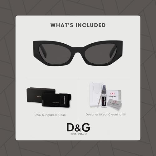 Dolce & Gabbana DG6186 Cateye Sunglasses for Women + BUNDLE With Designer iWear Eyewear Kit2