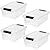 IRIS USA 4-Pack Storage Bins with Lids, 13 Quart, Made in USA Stackable See-Through Organizing Solution Latches Durable Nestable Containers Secure Pull Handle, BPA-Free Plastic