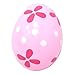 KRDPMV インフレータブルイースターエッグデコレーションPVCカラフルエッグ10.63x13.78インチ屋外装飾芝生のホリデーポーチのためのイースターオーナメント, ピンク
