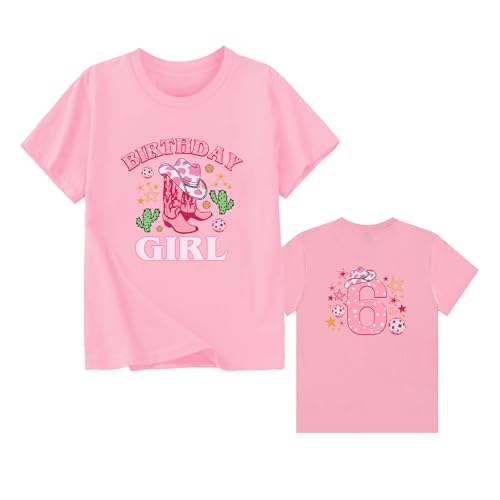 Cowgirl Birthday Girl Toddler Shirt 2-6 Year Country Birthday Tee Cowgirl Bday Tshirt