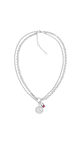 Tommy Hilfiger Jewelry Halskette mit Anhänger für Damen Kollektion aus Edelstahl - 2781023