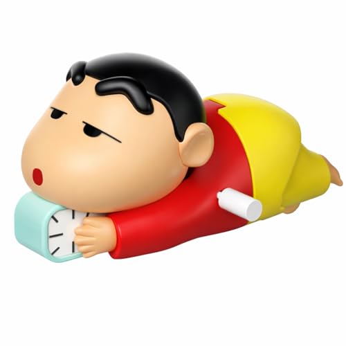 Image of Shinchan Crawling Moving Toy with Clock | Wind Up Shinchan Figure Toy for Kids | Cartoon PVC Multicolor for Boys & Girls | Collectible Gift Toys (Shinchan Crawling Moving Toy)