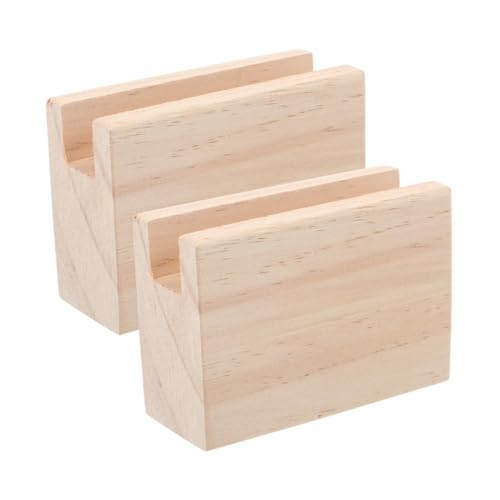 HOLIDYOYO 2Pcs Bed Riser Pads Wooden Furniture Heightening Supports for Bed Table and Chair Legs Easy to Install Heavy Duty Lifters for Enhanced Comfort and Stability