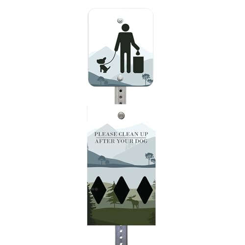 Zero Waste USA - DISPENSE-ART™ Mini Dog Waste Station - Mountain Landscape