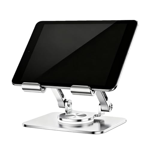 Soporte giratorio para portátil en oficina y casa con elevación para ordenador y tablet