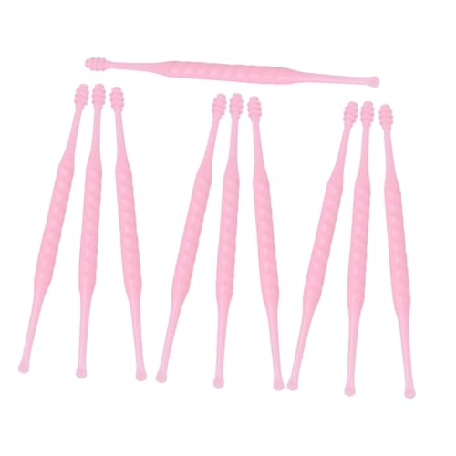 NIYANGLE Sleek Electric Ear Spoon 10pcs Ear Wax Removal Tool Spiral Design Portable for Travel