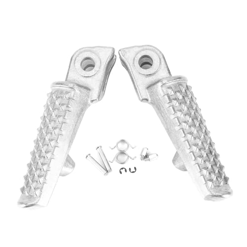 RASTKY Silver Footpegs Pair Fit for Honda CBR600RR/CBR1000RR/CB1000R, Stylish Design for Perfect Fit, 2 Pcs Front Foot Pegs Set for Riders - Image 5