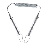 Supvox Laufband Massagegürtel Vibrationsriemen Aus Metall Massageband Zubehör Für Fitnessgeräte Rückenentspannung Multifunktional Kompatibel Mit Gängigen Laufbändern
