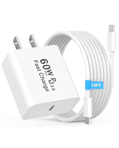 Image of iPhone 17 Pro Max Charger Fast Charging, 40W Dynamic Power Adapter with 60W Max Charger Block & 10FT Long Type C Charging Cable Cord Compatible for iPhone 17 /Air /17 Pro /17 Pro Max /16 15 Pro Max