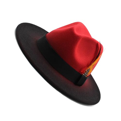 KUAIYIJU Chapeau haut de forme populaire pour homme et femme - Chapeau de spectacle de scène - Chapeau de carnaval - Accessoires de fête - Chapeau panama