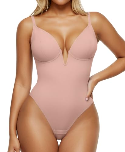 Image of Popilush The Shapewear Bodysuits for Women - Tummy Control Shapewear with Underwire Strong Support for Large Bust
